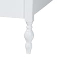 thumbnail image 5 of Baxton Studio Callison Spindle Platform Bed Turned Bed Frame White Full, 5 of 9