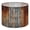 rusty corrugated metal, variant on Linen Drum Lamp Shades Rusty Corrugated Metal Texture Vertical Rust Streaks 13" x 13" x 10" Lampshade for Table Lamps Floor Lamps Lamp Shade Replacement Easy Assembly Required