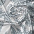 thumbnail image 5 of Ambesonne Tropical Valance Pack of 2, Banana Palm Leaves Pattern, 42"X18", Slate Blue Pale Grey, 5 of 5