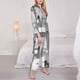 thumbnail image 3 of Fotbe Cats Group Conjunto de Pijama de Manga Larga para Mujer con Estampado, Ropa de Dormir de 2 Piezas, Conjunto de Casa Suave y Cómodo con Bolsillos-XX-Large, 3 of 7