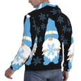 thumbnail image 6 of Naloa Christmas Gnome Snowflake Men's Casual Hooded Collar Drawstring Hoodies Pullover Sweatshirts Casual Long Sleeve Shirts-3X-Large, 6 of 7