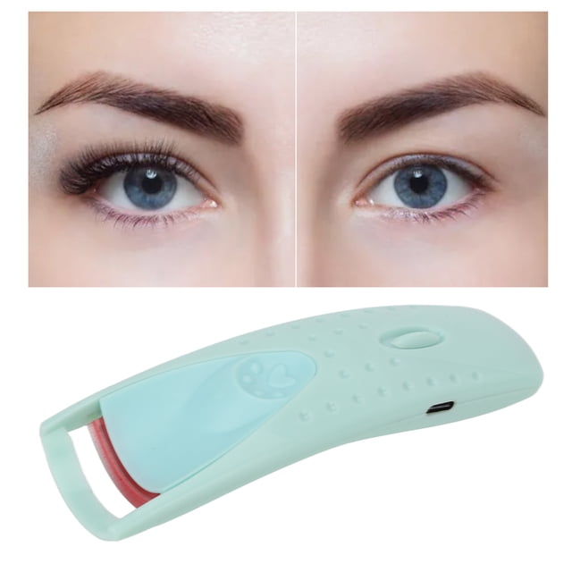 Fer à Cils Électrique Chauffant Longue Durée en Silicone Type C avec Recharge pour Fille