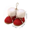 thumbnail image 3 of Dalxymotic Christmas Boot Ornament, Knitted Hanging Boot Decoration, Winter Pendant Decor, Cute Knitted Decor, Christmas Boot Ornament Decoration for Tree, Home, Mantel, Shelf, Desk, 3 of 6