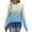 Light Blue, variant on Posijego Women's Long Sleeve Shirts Spring Fall Basic Tee Shirt Casual Loose Tunic Tops Trendy Blouses