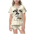 thumbnail image 1 of Girls Outfits & Set Halloween Pajamas for Children Matching Shirt and Pant Sleepwear Set with Pockets, 1 of 4