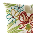 thumbnail image 5 of Jordan Manufacturing 12" x 18" Valeda Breeze Multicolor Floral Rectangular Outdoor Lumbar Throw Pillow (2 Pack), 5 of 14