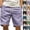 12# Light Purple, variant on Mens Corduroy Shorts Casual Elastic Waistband Big and Tall Shorts Solid Color Lightweight Work Short with Pockets Pink S