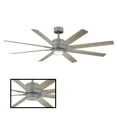 thumbnail image 3 of Renegade 66" Graphite/Weathered Wood Dimmable LED Smart Ceiling Fan with Remote Control, 3 of 11
