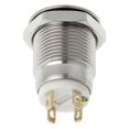 thumbnail image 3 of Interruptor de botón momentáneo de Metal iluminado Led de 12mm para barco y coche 3a/220v CC, 3 of 3