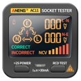 thumbnail image 1 of Outlet Tester EBTN LCD Voltage Display with 8 Visual Indications, Socket Circuit Analyzer and Polarity Leakage Fault Checker, 1 of 5
