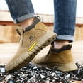 thumbnail image 6 of DREBO-Unisex Steel-Toe Safety Shoes - All-Season Anti-Smash, Anti-Puncture, and Heat-Resistant Welding Boots,brown,5.5, 6 of 10