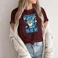 thumbnail image 4 of Moonsky Camiseta unisex Huntrix Dem-0n, colores cómodos, camiseta Huntrix para niñas, camiseta Mira Rumi Joey, merchandising, regalo juvenil para fans del K-pop (Rojo intenso M), 4 of 4