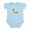 Sky Blue, variant on CafePress - Loch Ness Monster Body Suit - Baby Light Bodysuit, Size Newborn - 24 Months