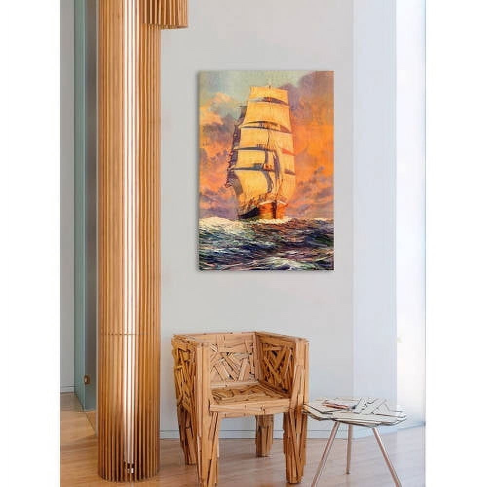 "Smooth Sailing" Painting Print on Wrapped Canvas