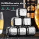 thumbnail image 5 of Matsuzay Discoteca vino tinto escalofriante piedras refrescantes bebidas reutilizables cubos de hielo de acero inoxidable cumpleaños Type4 NO4, 5 of 6
