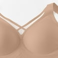thumbnail image 5 of WTOBBY Women's Large Size Mesh Underwire Bra with Side Support for Full Coverage, Minimizer Effect to Reduce Bust Appearance, Breathable Fabric for All-Day Comfort,Light Brown 36, 5 of 5