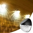 thumbnail image 1 of Savings Clearance!Tengw Solar Fence Lights Outdoor Semi-circular Wall Light Solar Wall Lights Outdoor Waterproof Led Solar Stairway Lights Outdoor Yard Lights Solar Powered, 1 of 7