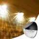 thumbnail image 1 of Luces solares para exteriores, luz solar para jardín, luz LED semicircular impermeable para pared, luz para cerramiento de jardín, IP65, luz blanca, luz cálida, luz solar de plástico de tres opciones., 1 of 7