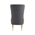 thumbnail image 7 of Meridian Furniture Alexander Grey Velvet Accent Chair, 7 of 7