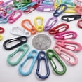 thumbnail image 6 of 10pack Personality Car Keychains Car Key Rings Holder Small Key Buckles for Organizing Home and Travel Essential, 6 of 9
