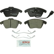Bosch BC1107 QuietCast Premium Ceramic Disc Brake Pad Set For: Audi A3, A3 Quattro, TT, TT Quattro; Volkswagen Beetle, Bora, CC, Eos, Golf, Golf SportWagen, GTI, Jetta, Passat, Passat CC, Front