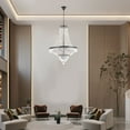 thumbnail image 2 of French Empire Crystal Chandelier Large Foyer Ceiling Light LED Lighting Fixture, 2 of 15