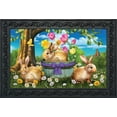 thumbnail image 2 of Briarwood Lane Spring Bunny Basket Floral Doormat, 2 of 4