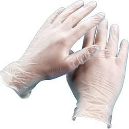 Industrial Grade - 3 Mil Clear, Powder-Free Gloves, M (Pack of 1000 pairs)