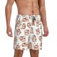 thumbnail image 2 of Balery Farm Cow Animal Pantalones cortos de pijama de punto de algodón para hombre con cinturilla y bolsillos-4X-Large, 2 of 6