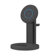 1 Set Wireless Charger QI Standard Magnetic Smart Chip Fast Charging Vertical 3-in-1 Creative Wireless Charger for
