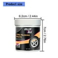 thumbnail image 5 of Zeiwohndc 150G Car Tire Rubber Trim Protector Gel Paste Long Lasting Shine, 5 of 10