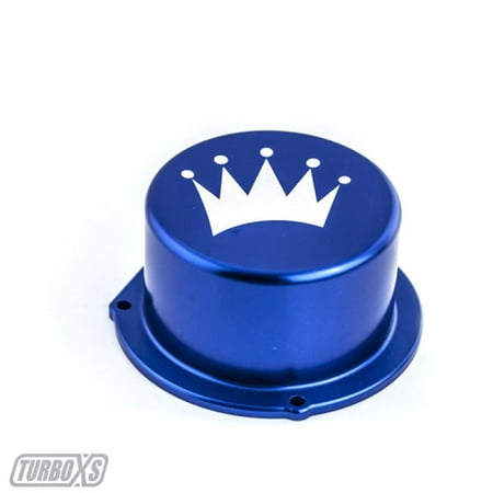 Wrx Turbo Back - Turbo XS 15-16 Subaru WRX Billet Aluminum Vacuum Pump Cover - Blue