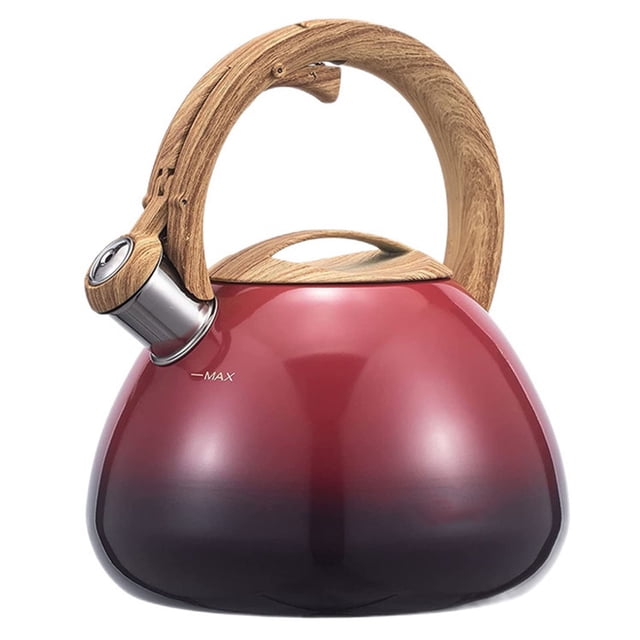 Teapot Stainless Steel Tea Pots Whistling Tea Kettle for Stove Top with Cool Touch Ergonomic Handle