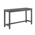 thumbnail image 2 of Elva 4 Piece Counter Height Table Set, Deep Tufted Stools, Gray- Saltoro Sherpi, 2 of 6