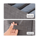 thumbnail image 2 of 18 cajas de cajones para guardar pantalones vaqueros, camisetas, organizador de armario, cajones, organizador de 7 rejillas S, 2 of 8