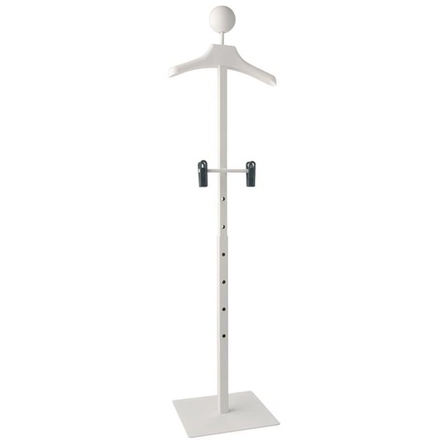 MACD7-MTW Childrens Floor Standing Costumer with Hanger, White - Matte