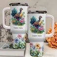 thumbnail image 3 of Woodcock Lover Personalized Tumbler 40oz – Custom Name Stainless Steel Travel Coffee Cup with Straw & Lid – Bird Animal Gift for Women Girls Birthday Christmas, 3 of 6