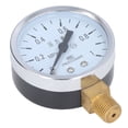 thumbnail image 4 of Manómetro de presión de 1/4 NPT de alta precisión con esfera transparente y caja de hierro para agua del grifo, para productos químicos derivados del petróleo, 4 of 12