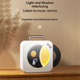 thumbnail image 3 of Vintage Bluetooth Vinyl Record Small Stereo Home CD Player Yellow, 3 of 5