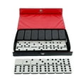 thumbnail image 5 of WE Games Two-Toned Black & White Double 6 Dominoes with Spinners Club Size Family Game Night, Bar Games, 5 of 11