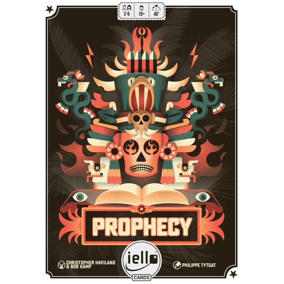Juego de cartas IELLO Prophecy Strategic Trick Taking Mayan Theme
