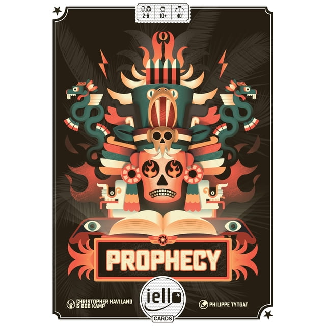 Juego de cartas IELLO Prophecy Strategic Trick Taking Mayan Theme