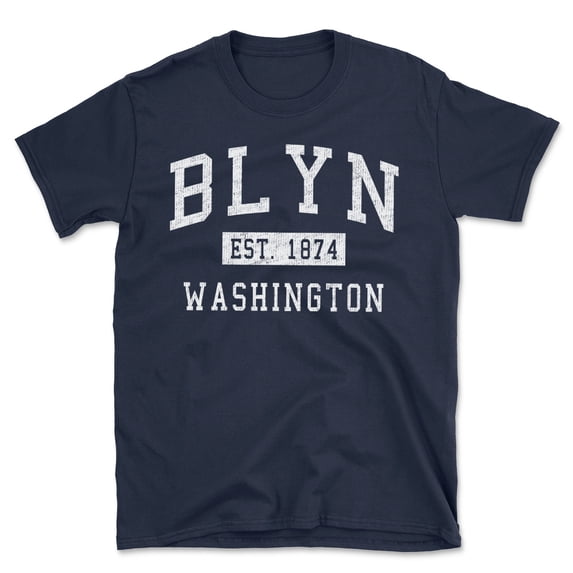 Blyn Washington Classic Established Men's Cotton T-Shirt
