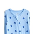 thumbnail image 2 of Wonder So Soft Modal by Wonder Nation Baby Unisex Two-Way Zipper Footed Sleep N Play Pajamas, Sizes Preemie-6/9 Months, 2 of 2