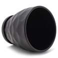 thumbnail image 3 of Napco Dimpled Matte Black 6 x 6.25 Inch Ceramic Flower Pot Planter with Saucer, 3 of 3