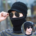 thumbnail image 4 of SharkTRUE All-In-One Warm Hat, Neck Gaiter & Gloves Set: Thick Fleece, Windproof, Unisex Design, 4 of 8