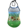 thumbnail image 2 of Animal Crossing Girls One Piece Swimsuits Quick Dry Bathing Suit Swimwear Swimming Suit 9-11Y(140cm), 2 of 8