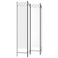 thumbnail image 2 of vidaXL 4-Panel Room Divider White 160x200 cm Fabric, 2 of 5