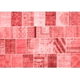 thumbnail image 1 of Ahgly Company Indoor Rectangle Patchwork Red Transitional Area Rugs, 2' x 5', 1 of 4
