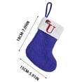thumbnail image 3 of Knitted Hosiery Wool Hosiery Embroidered Letter Children's Candy Gift Bag Stocking Gift Bag, 3 of 5